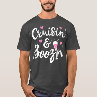 Cruisin och Boozin Cruise Frakt Cruise Manar T Shirt