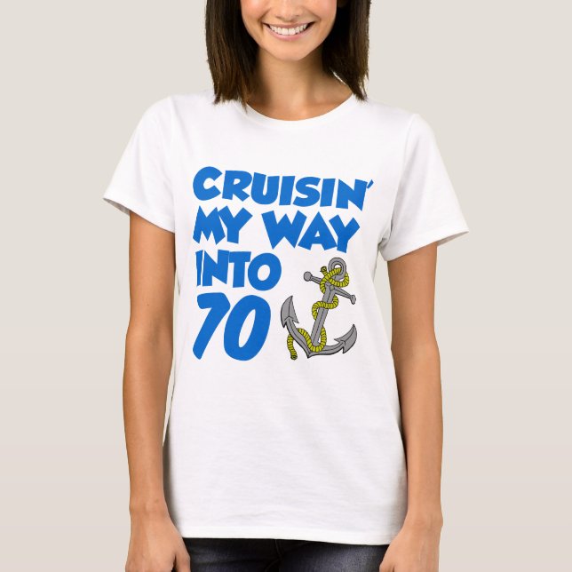Cruisin som är min långt in i 70 t shirt (Framsida)