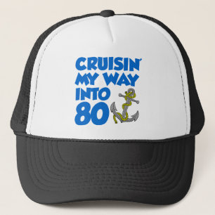 Cruisin som är min långt in i hatt 80 truckerkeps
