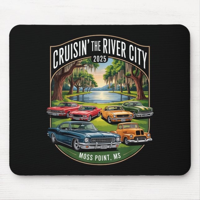 Cruisin The River City 2025 Moss Int Ms Clic Car D Musmatta (Framsidan)