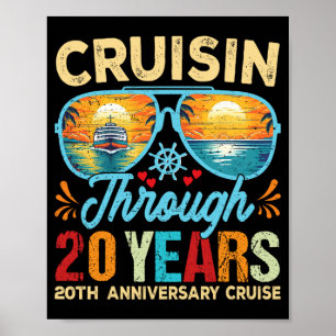 Cruisin through 20 Years 20:e Bröllop-årsdagen Poster
