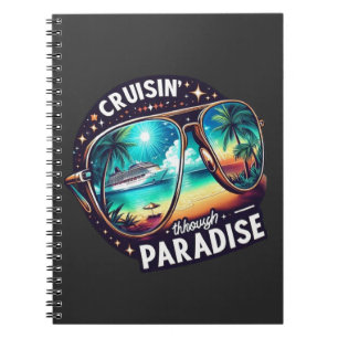 Cruisin' Through Paradise: Tropiska Flyktvibbar 1 Anteckningsbok