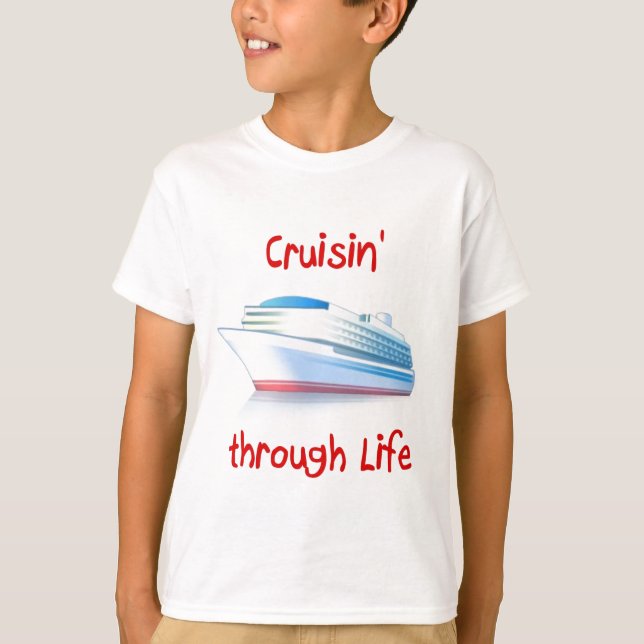 cruisin till och med liv t-shirt (Framsida)
