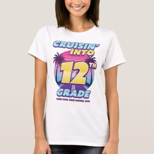 Cruisin' Tillbaka till skolan 12:e klass tjej T Shirt
