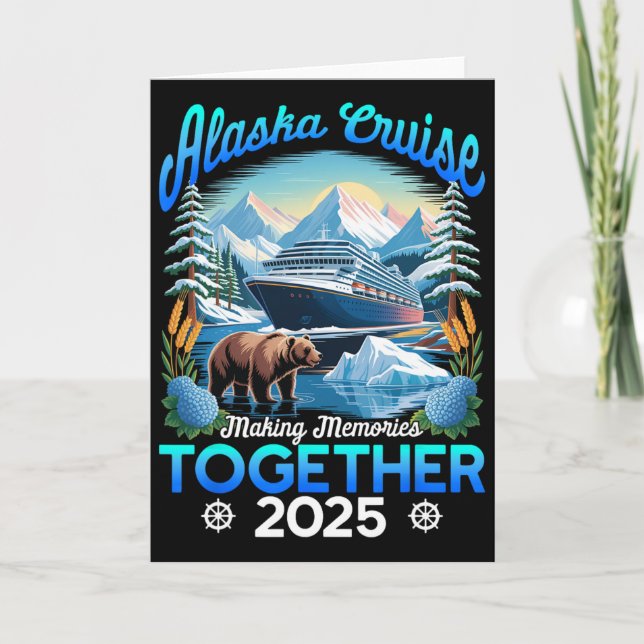 Cruisin Together Alaska 2025 Alaska Kryssning Fami Kort (Framsida)