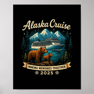 Cruisin Together Alaska 2025 Familj Vän Alaska Poster