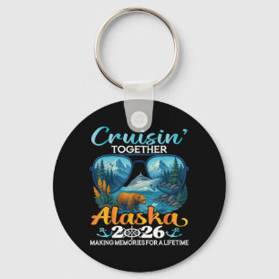 Cruisin Together Alaska 2026 Grupp Alaska Kryssnin Nyckelring