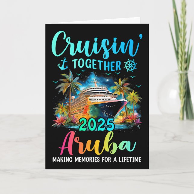 Cruisin' Together Aru 2025 Family Cruise Vacation  Kort (Framsida)