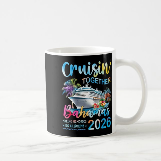 Cruisin' Together Bahamas 2026 Family Group Cruise Kaffemugg (Höger)