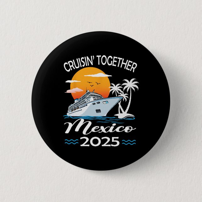 Cruisin Together Mexiko 2025 kryssningsresa semest Knapp (Framsida)