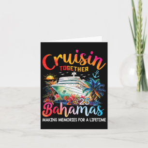Cruisin ToTillsammans Bahamas 2025 Shirt Family Cr Kort