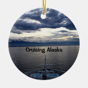 Cruising Alaska Julgransprydnad Keramik