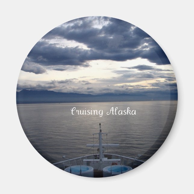 Cruising Alaska Magnet (Framsidan)