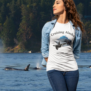 Cruising Alaska Orca Frakt Killer Whale T Shirt