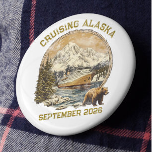 Cruising Alaska Retro Distressed Ship Embarkation  Knapp
