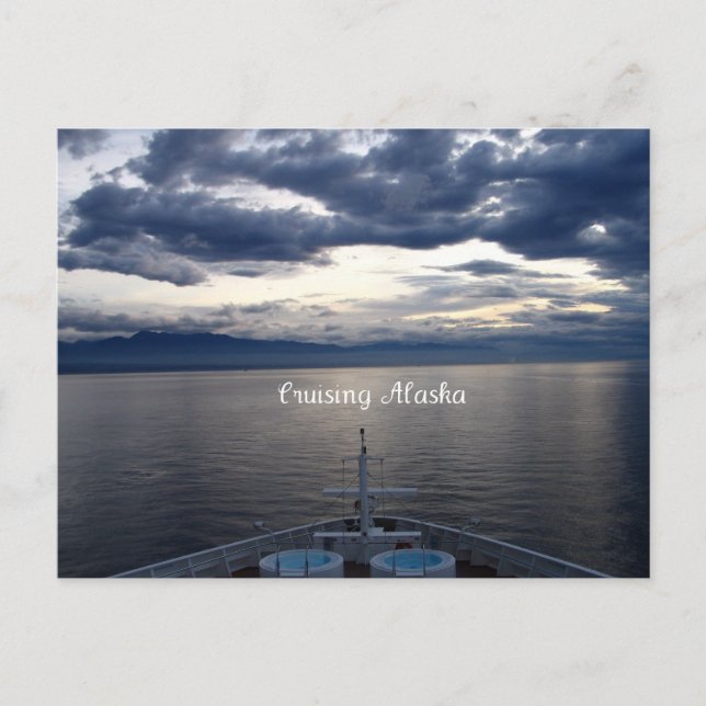 Cruising Alaska Vykort (Framsida)