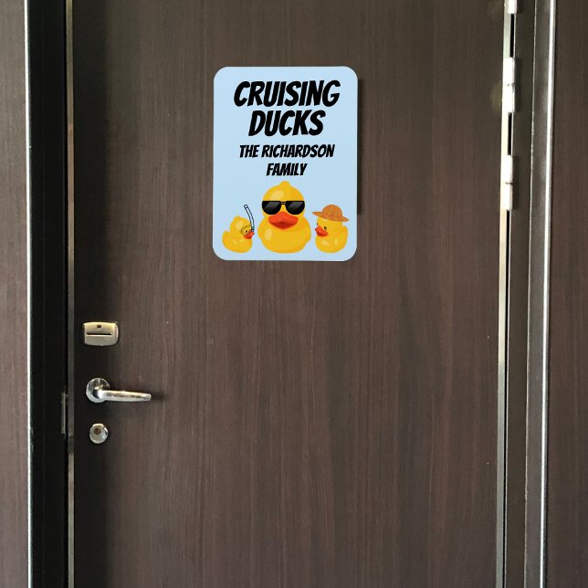 Cruising Anka Family Cruise Door Magnet (Skapare uppladdad)