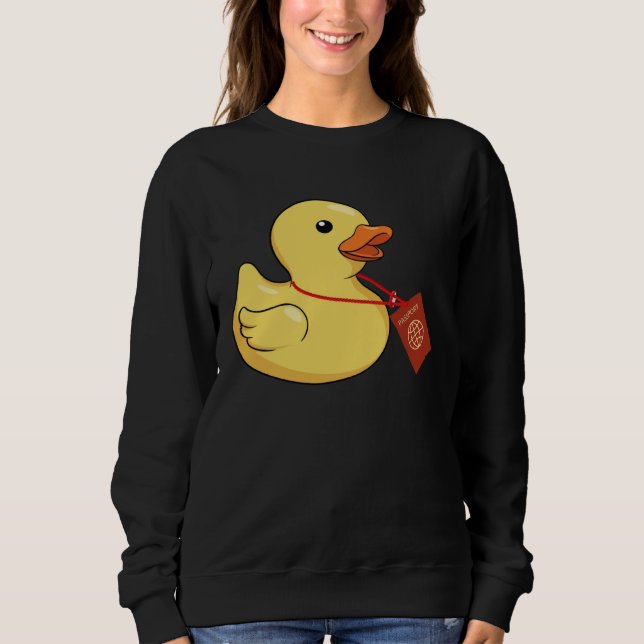 Cruising Hiding Finding Rubber Ducks Passport Scav T Shirt (Framsida)
