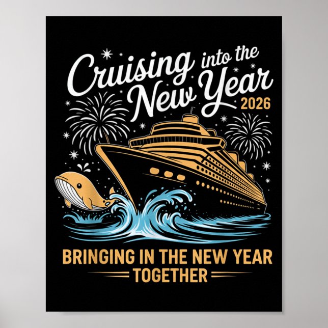 Cruising Into 2026 New Years Eve Party Cruise Fami Poster (Framsidan)