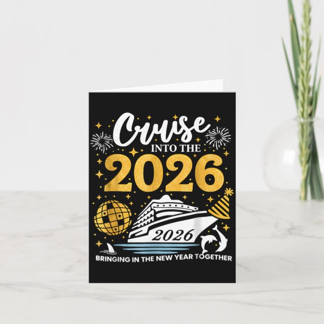 Cruising Into 2026 New Years Eve Party Favors Fami Kort (Framsida)