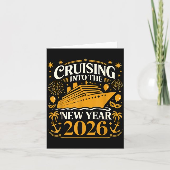 Cruising Into 2026 New Years Eve Party Favors Fami Kort (Framsida)