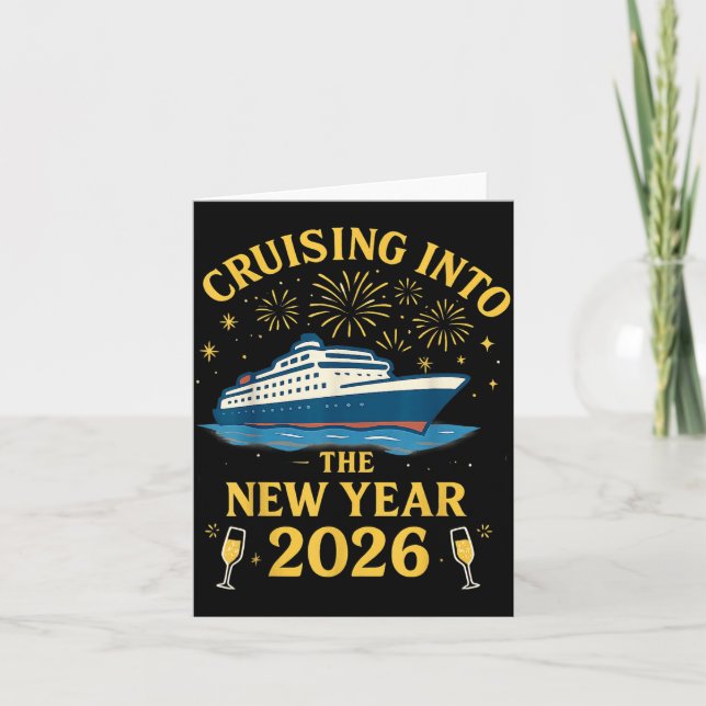 Cruising Into 2026 New Years Eve Party Favors Fami Kort (Framsida)