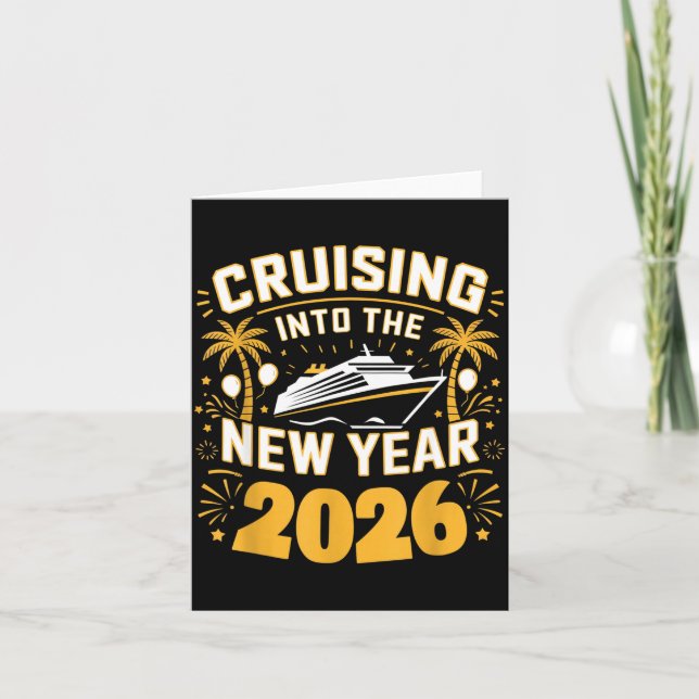 Cruising Into 2026 New Years Eve Party Favors Fami Kort (Framsida)
