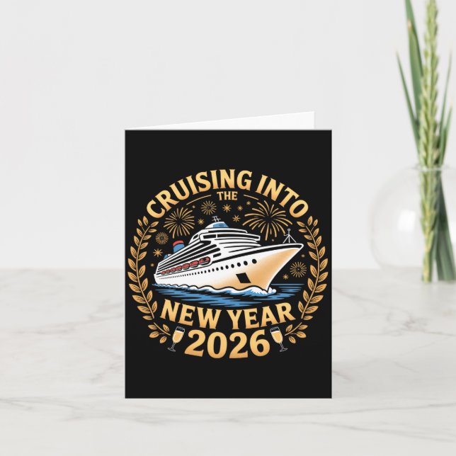 Cruising Into 2026 New Years Eve Party Favors Fami Kort (Framsida)