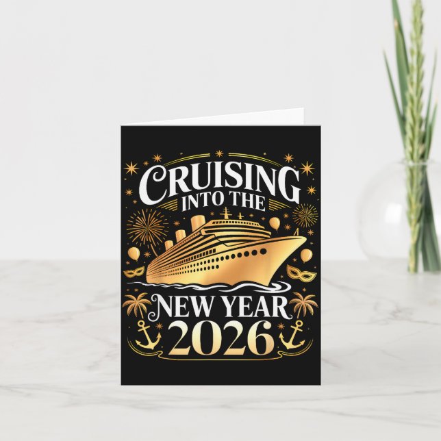 Cruising Into 2026 New Years Eve Party Favors Fami Kort (Framsida)
