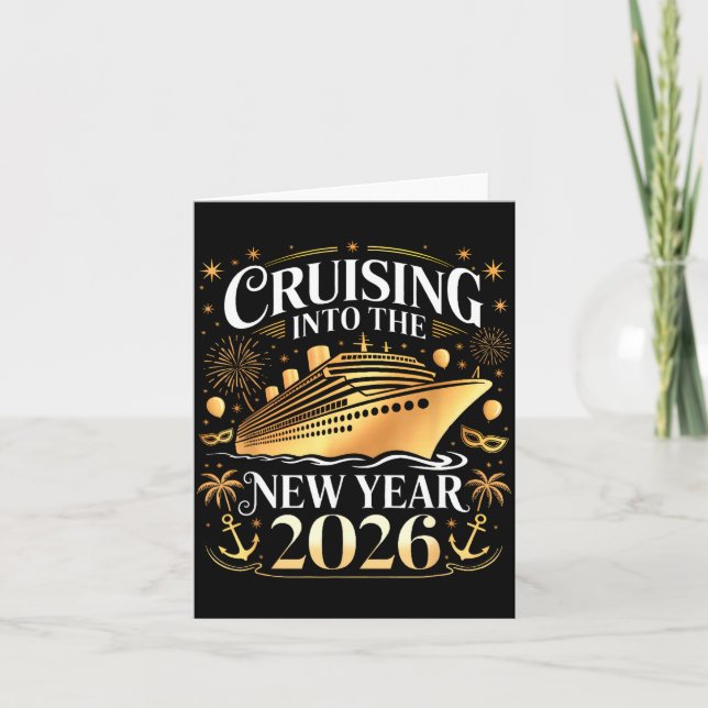 Cruising Into 2026 New Years Eve Party Favors Fami Kort (Framsida)