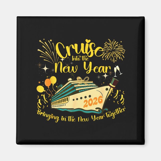 Cruising Into 2026 New Years Eve Party Favors Fami Magnet (Framsidan)