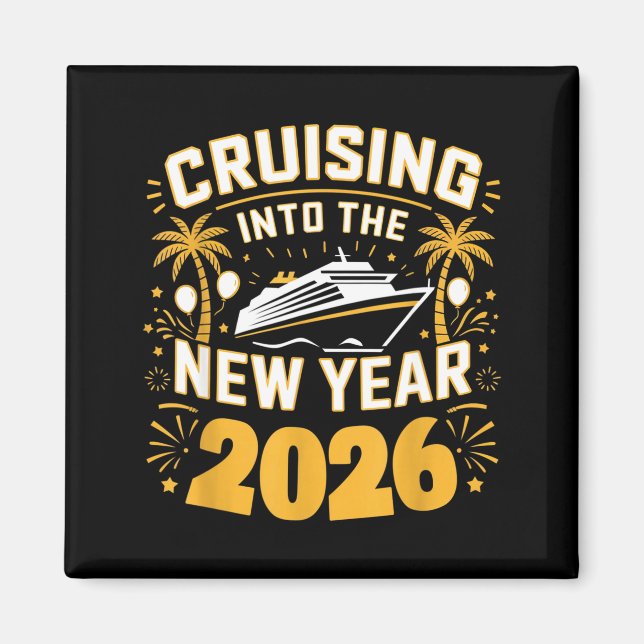 Cruising Into 2026 New Years Eve Party Favors Fami Magnet (Framsidan)