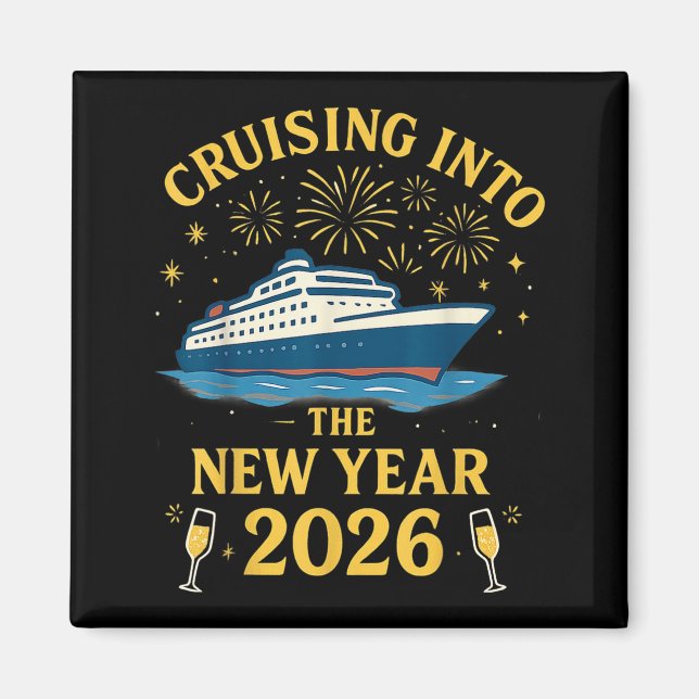 Cruising Into 2026 New Years Eve Party Favors Fami Magnet (Framsidan)