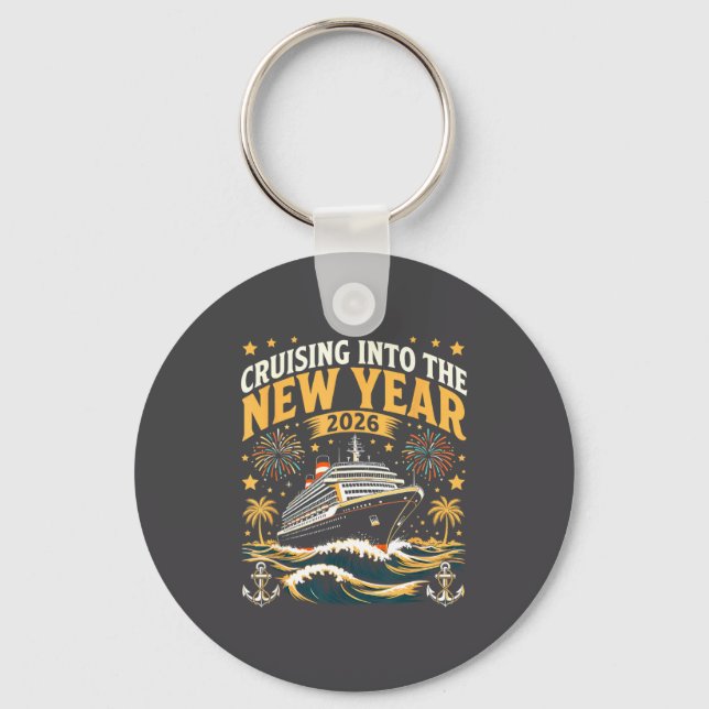 Cruising Into 2026 New Years Eve Party Favors Fami Nyckelring (Framsida)