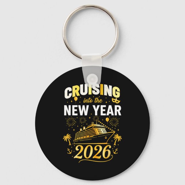 Cruising Into 2026 New Years Eve Party Favors Fami Nyckelring (Framsida)