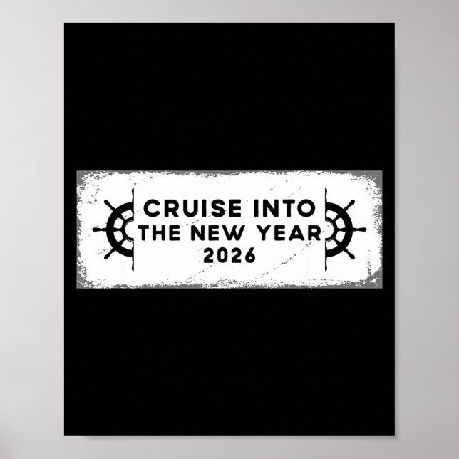 Cruising Into 2026 New Years Eve Party Favors Fami Poster (Framsidan)