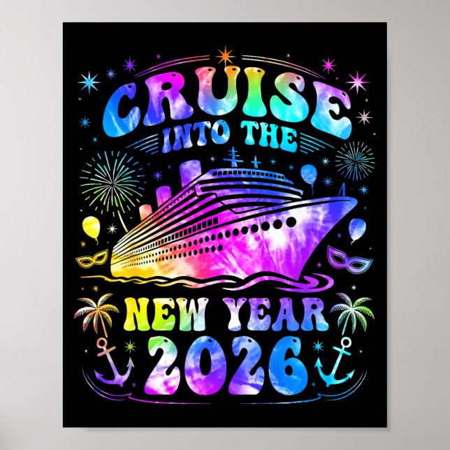Cruising Into 2026 New Years Eve Party Favors Fami Poster (Framsidan)