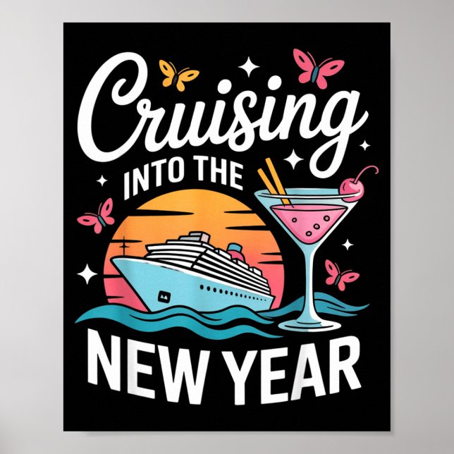 Cruising Into 2026 New Years Eve Party Matching Fa Poster (Framsidan)