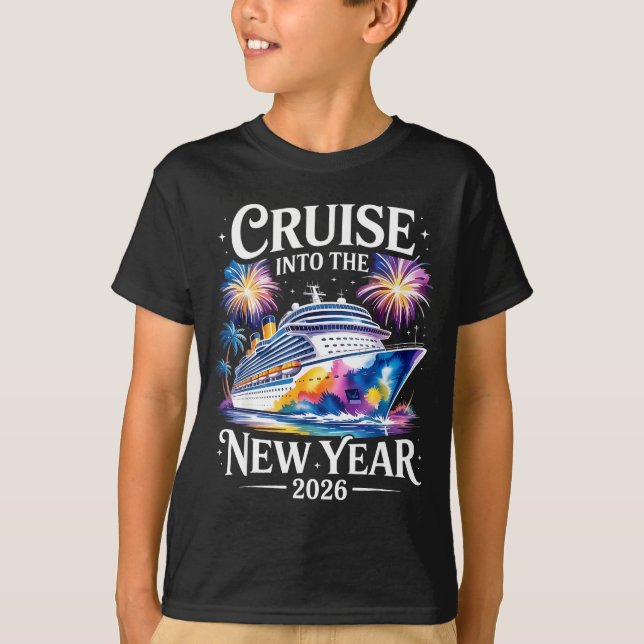 Cruising Into 2026 New Years Family Matching Men W T Shirt (Framsida)
