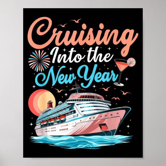 Cruising Into New Years Eve Party Countdown Happy  Poster (Framsidan)