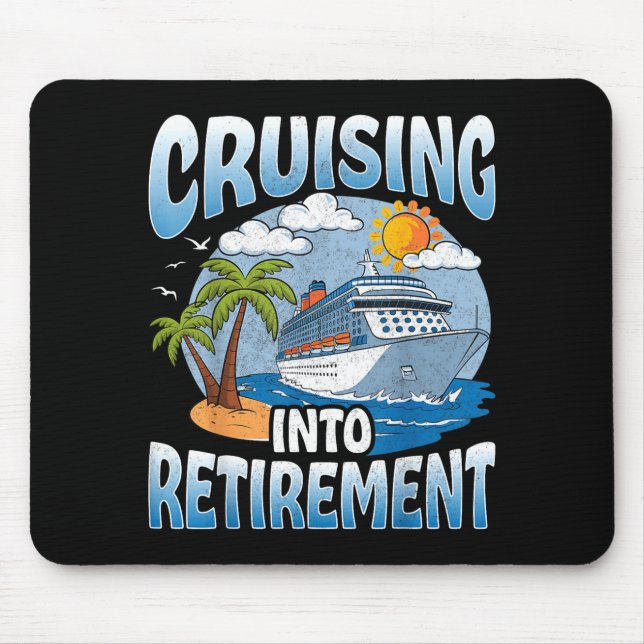 Cruising Into Retirement Cruise Vacation Party Cru Musmatta (Framsidan)