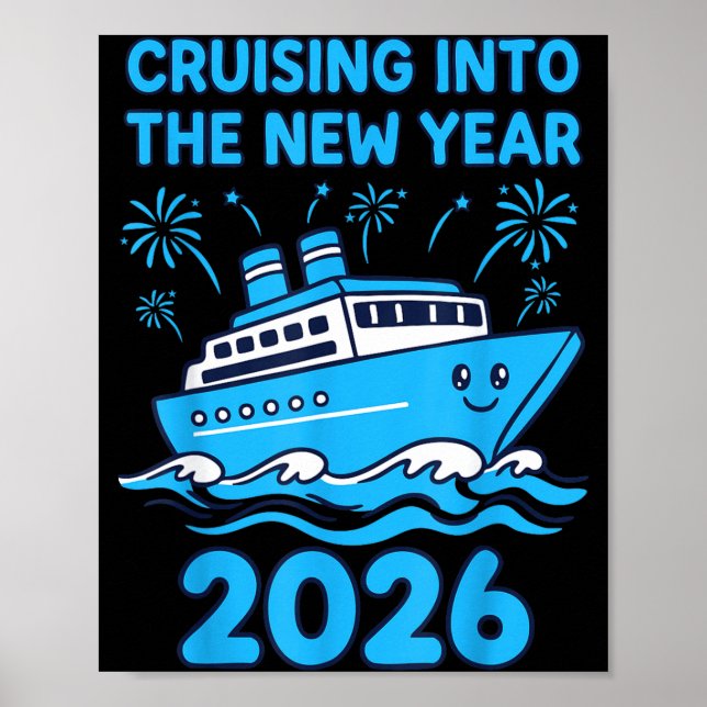Cruising Into The New Year 2026 Celebration  Poster (Framsidan)
