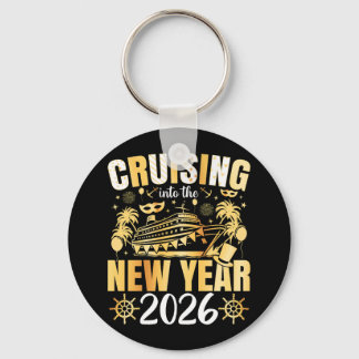 Cruising into the New Year 2026 Circle Nyckelring