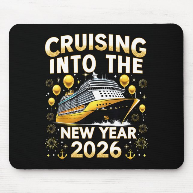 Cruising Into The New Year 2026 Cruise Party Gift  Musmatta (Framsidan)