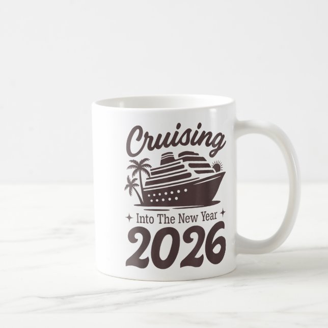 Cruising Into The New Year 2026 Cruise Vacation  Kaffemugg (Höger)
