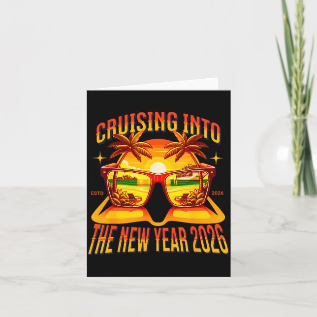 Cruising Into The New Year 2026  Kort (Framsida)