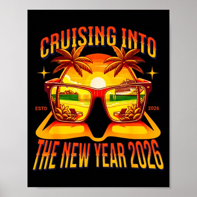 Cruising Into The New Year 2026  Poster (Framsidan)