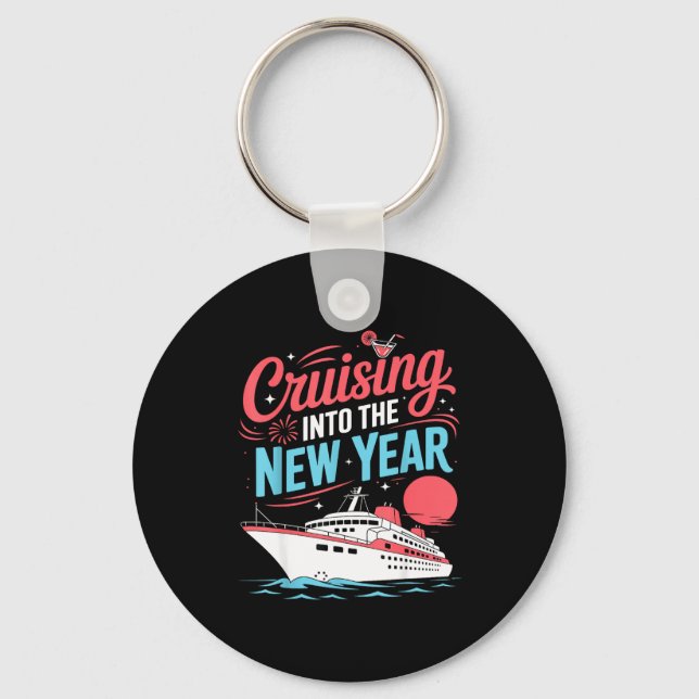 Cruising Into The New Year Trocal Holiday Travel V Nyckelring (Framsida)