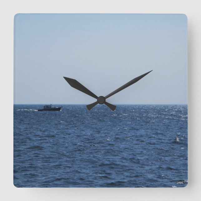 Cruising on the Lake Fyrkantig Klocka (Framsida)