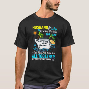 Cruising Partners i make och frun för Life Cruise T Shirt